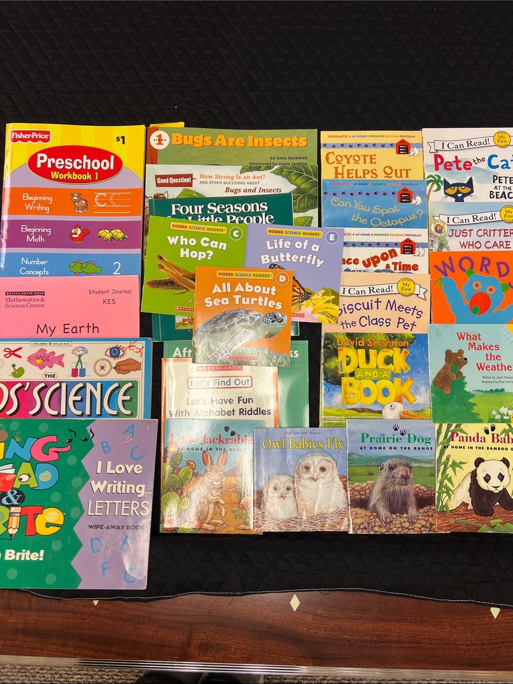 Children's Books science, writing, leveled books NWOT, bug and anima books